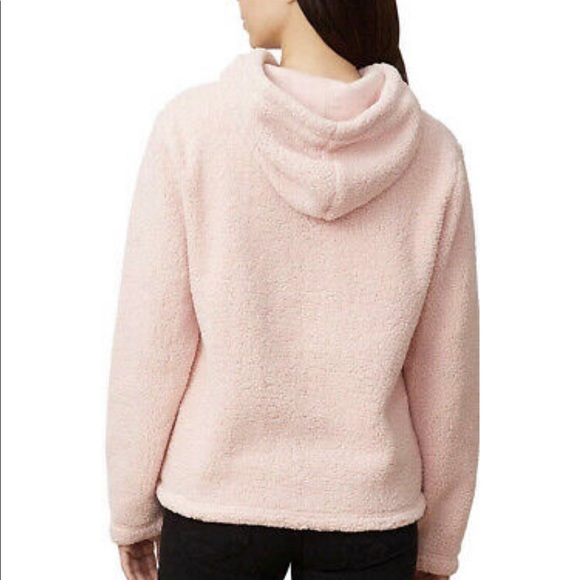 Fila pink sherpa hoodie medium - Picture 8 of 8